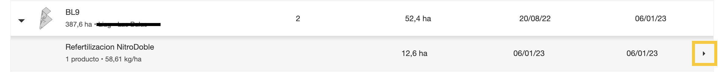 aplicación individual