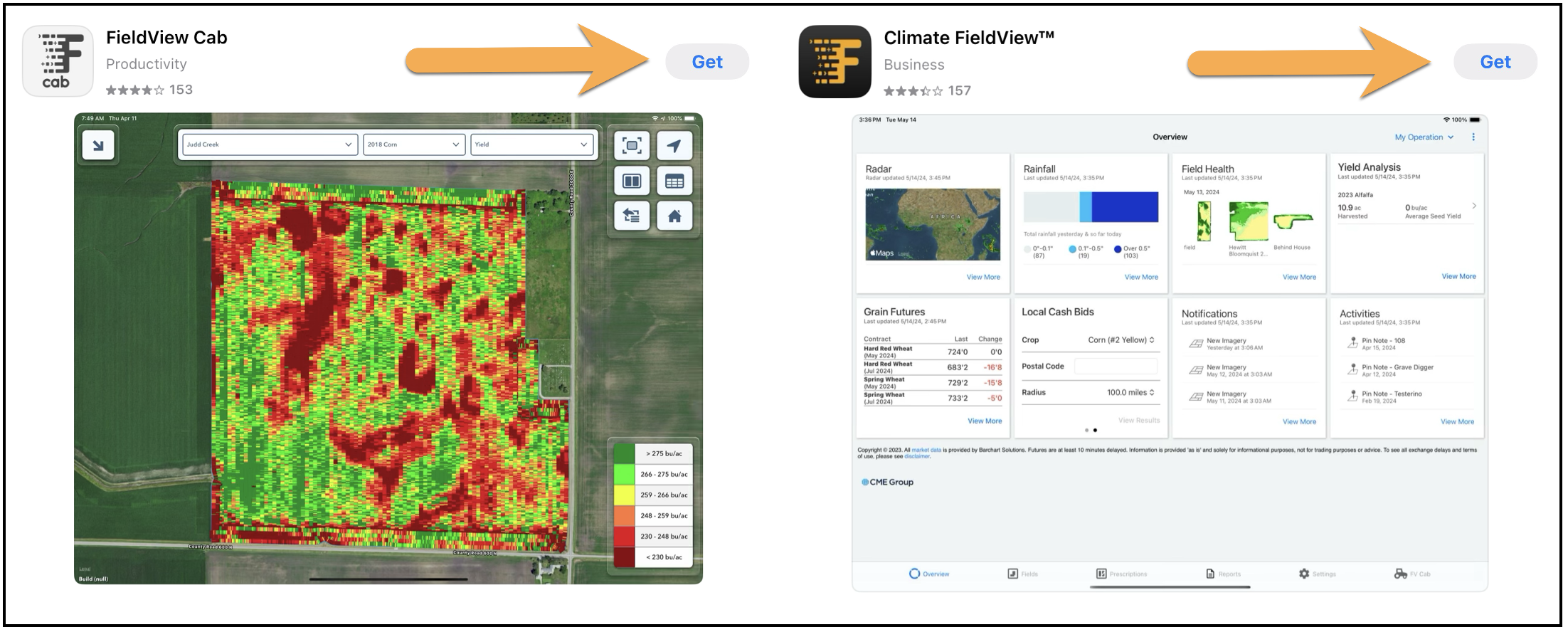 Download FieldView apps