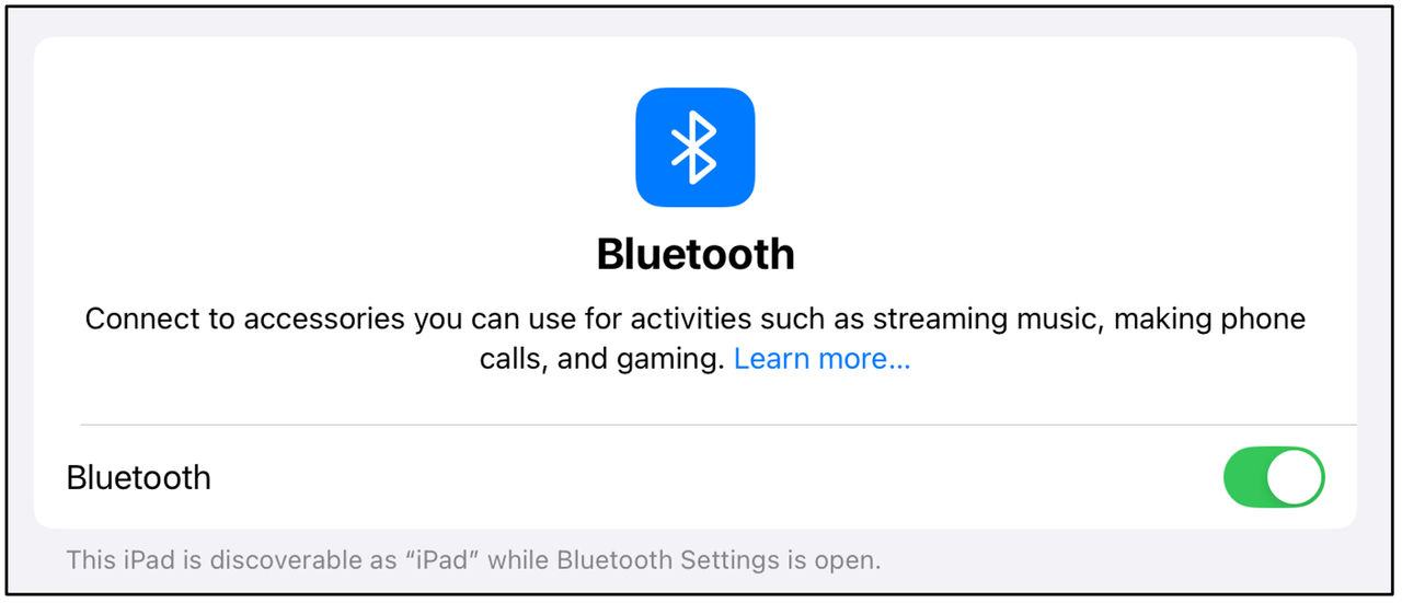 bluetooth instruction
