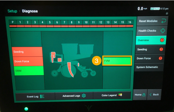 20|20 YieldSense® Monitor Gen 3, Shared Swath Step 3 Choose FVM